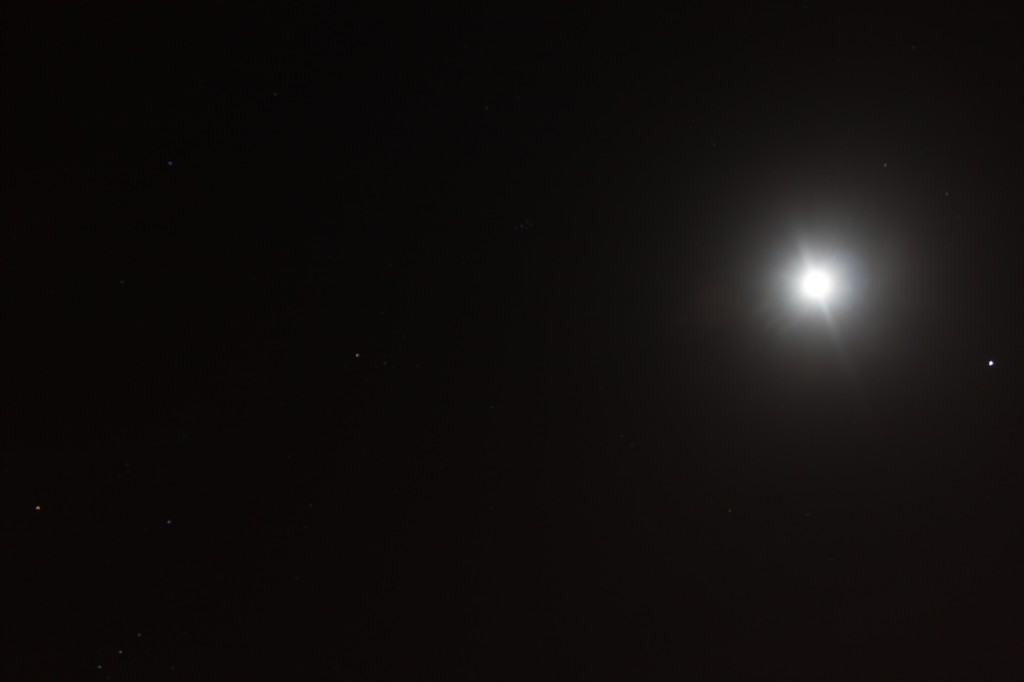 Jupiter and our Moon